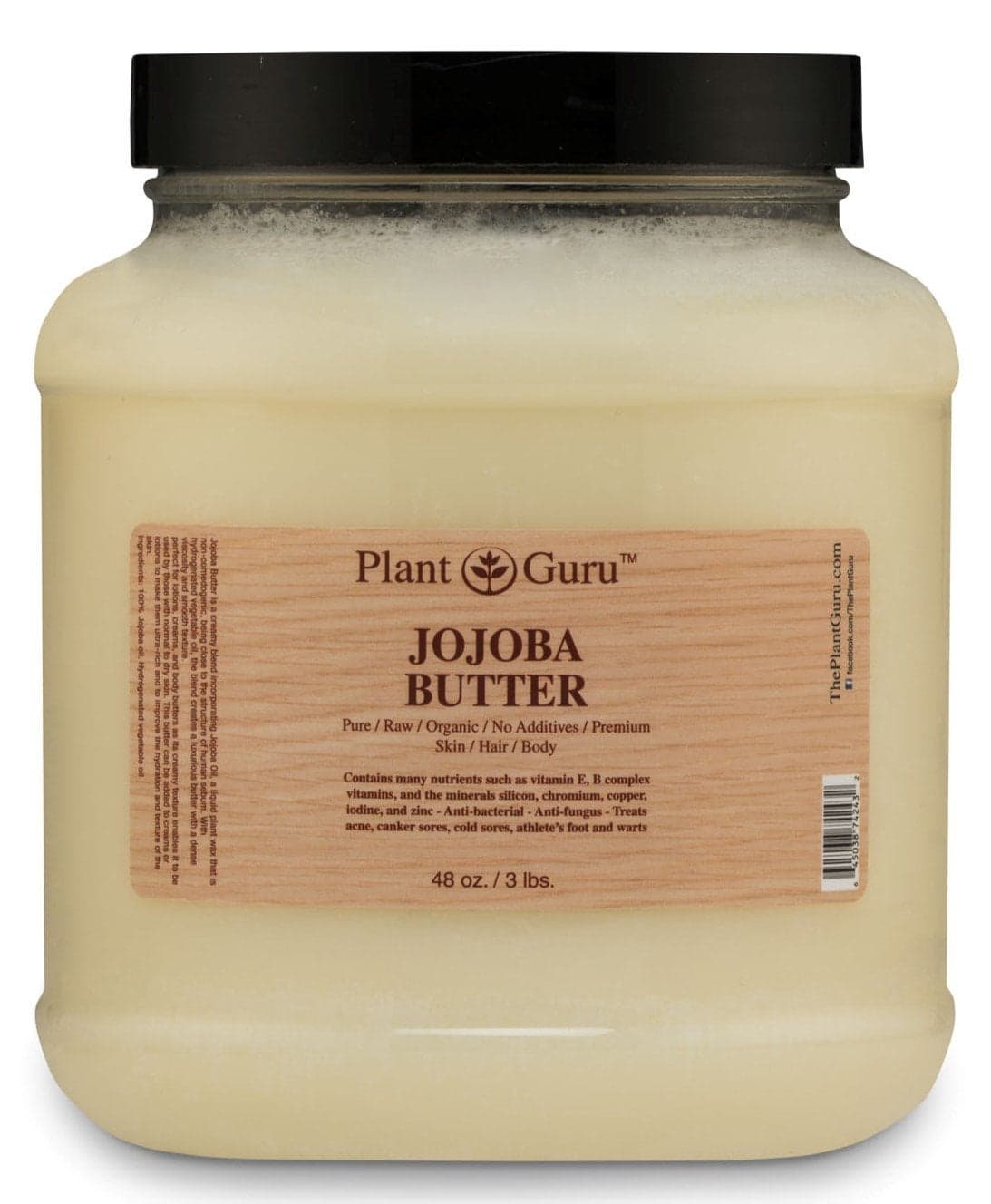 Jojoba Body Butter 3 lb 100 Pure Raw Fresh Natural Cold Pressed Skin Body and Hair Moisturizer DIY Creams Balms Lotions Soaps