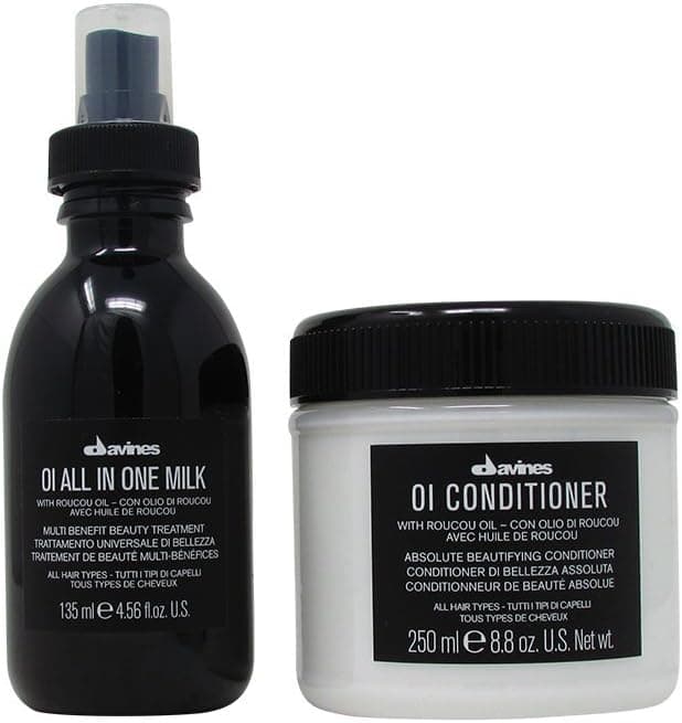 Bundle 2 Items Davines OIALL IN ONE MILK Davines Essential Haircare OiI Conditioner Absolute Beautifying Conditioner 250ml