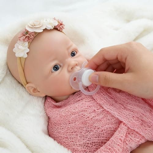 Miaio 17 Reborn Baby Dolls Full Silicone Baby Dolls Realistic Soft Silicone Newborn Baby Doll Real Full Body Silicone Reborn Baby Dolls Not Vinyl Dolls 89