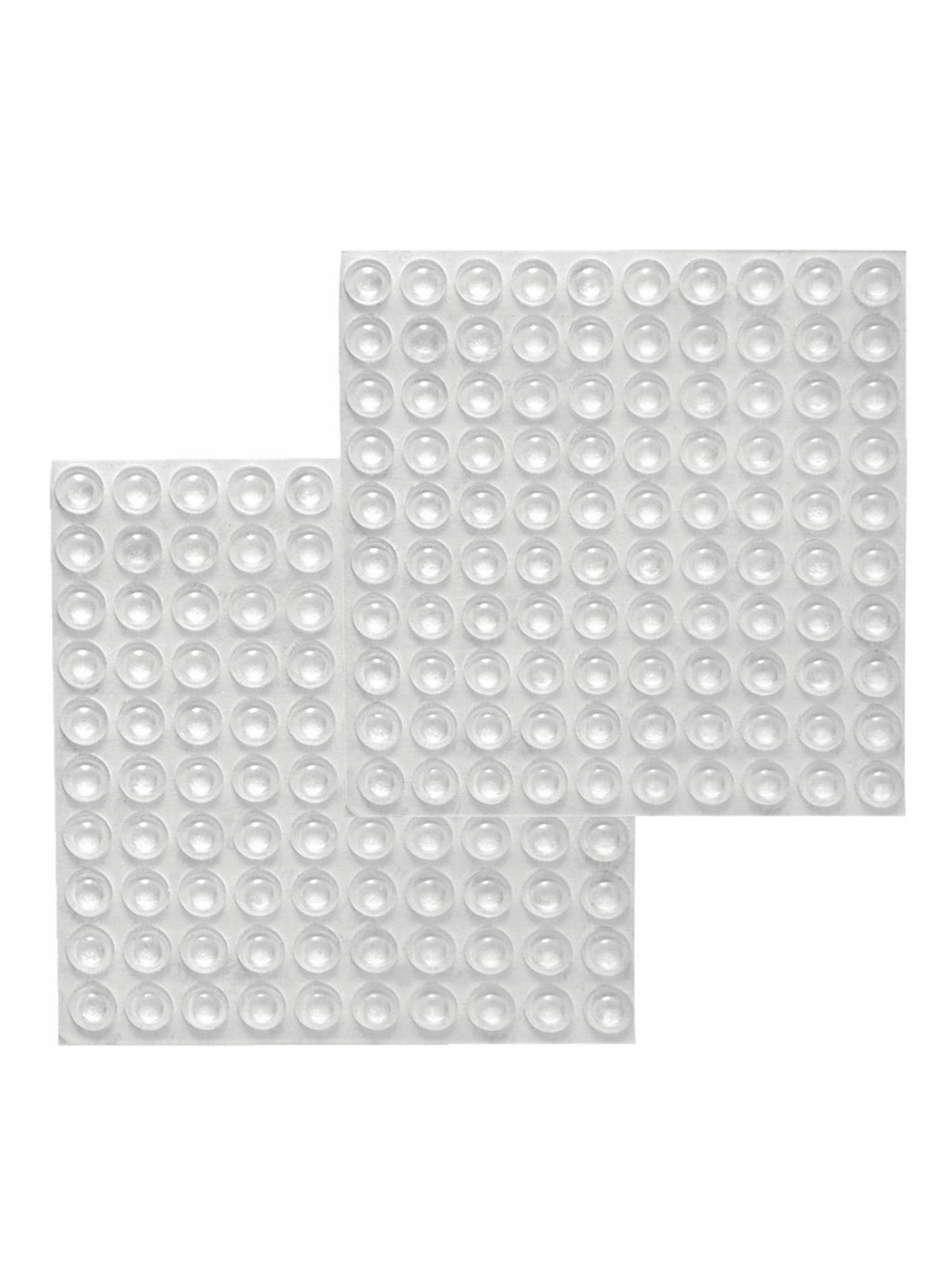 200 Pieces Rubber Feet Pads Adhesive Buffer Pads Door Bumpers Self Stick Noise Dampening Pads Small Clear Soft Silicone Close Cabinet & Furniture Bumpers 9 mm Diameter x 3 mm (Clear)