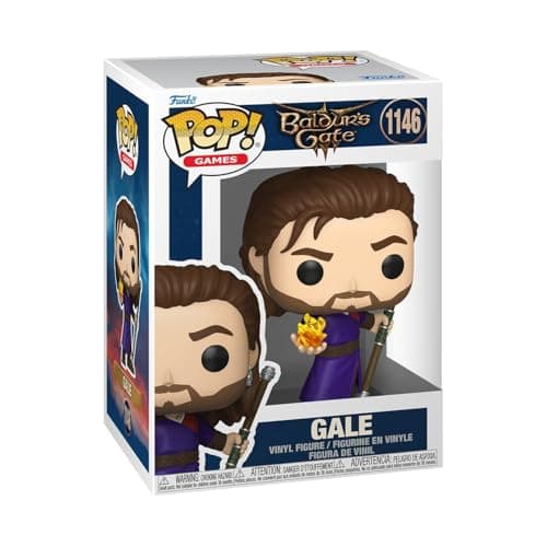Funko Pop Games Baldurs Gate 3 Gale 16 Odds for Rare Chase Variant Collectable Vinyl Figure Gift Idea Official Merchandise Toys for Kids Adults Video Games Fans