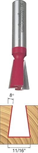 Freud 22-130: 11/16" (Dia.) Dovetail Bit with 1/2" Shank