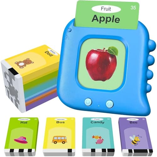 Talking Flash CardsKids Toddler Flash Cards with 240 Sight WordsMontessori ToysAutism Sensory ToysSpeech TherapyLearning Educational Gifts for Age 1 2 3 4 5 Years Old Boys and Girls