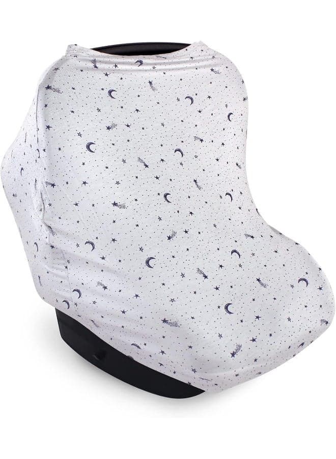 Yoga Sprout Unisex Baby Multi-use Car Seat Canopy, Moon, One Size
