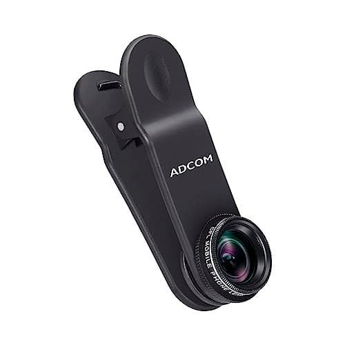 Adcom CPL Filter Mobile Phone Camera Lens - Compatible with All iPhone & Android Smartphones (Black)