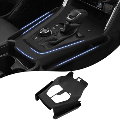 Autorder Silicone Center Console Organizer for 2019-2025 Toyota RAV4 Accessories Seat Gap Storage Box Soft Gear Shift Panel Trim Cover