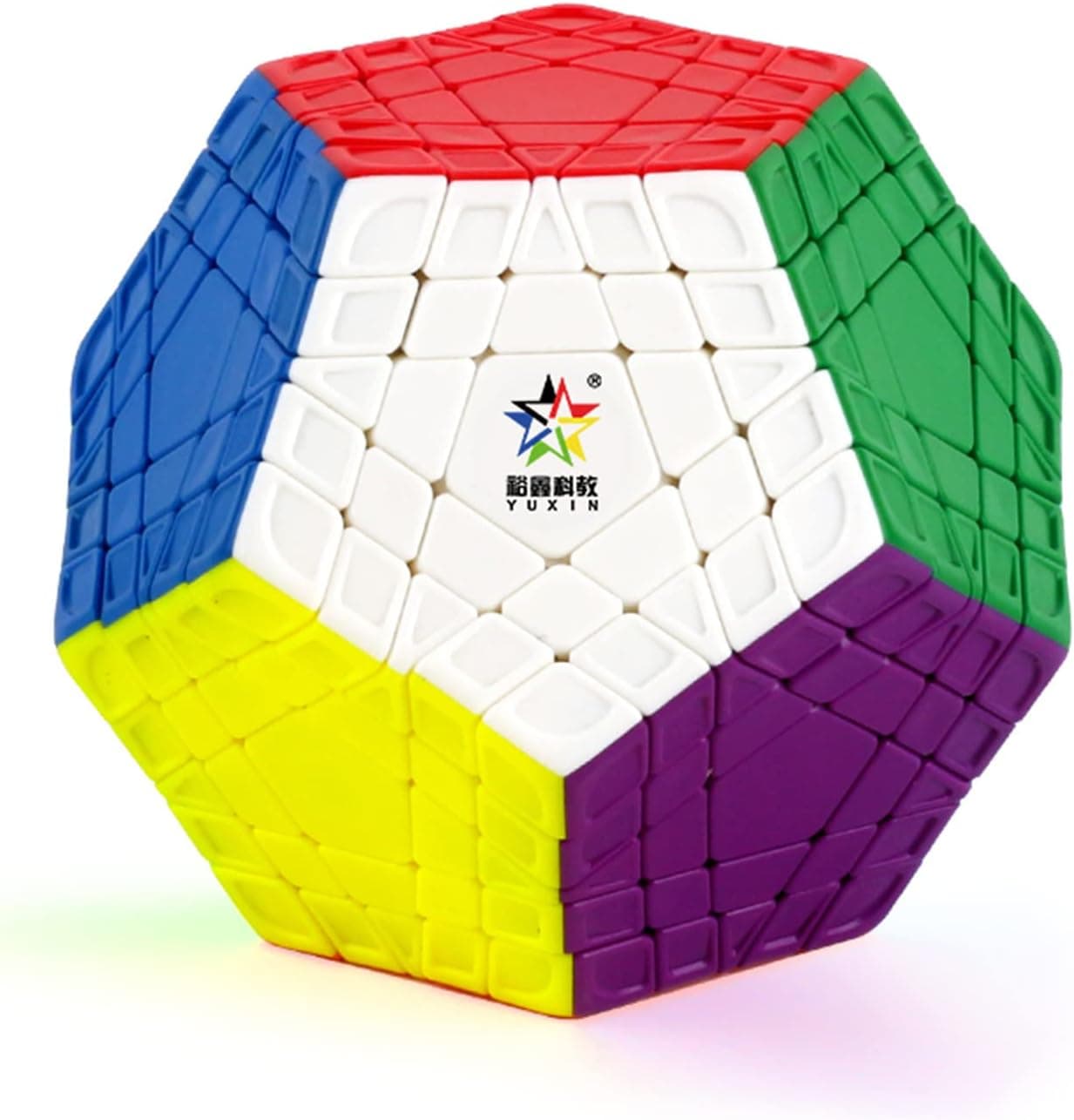 Cuberspeed Yuxin gigaminx stickerless 12 Sided Cube Megaminx 5x5 Layer Speed Cube Gigaminx 5x5 Puzzle Cube