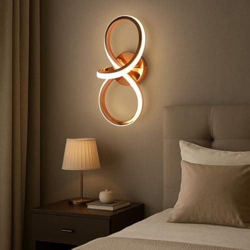 TRIPPING Strip Neon Profile Modern Infinity LED Wall Lamp - 3in1 Light Color, Elegant Dual Loop Design, Energy Efficient and Stylish Lighting Fixture for Living Rooms, Bedrooms, Hallways