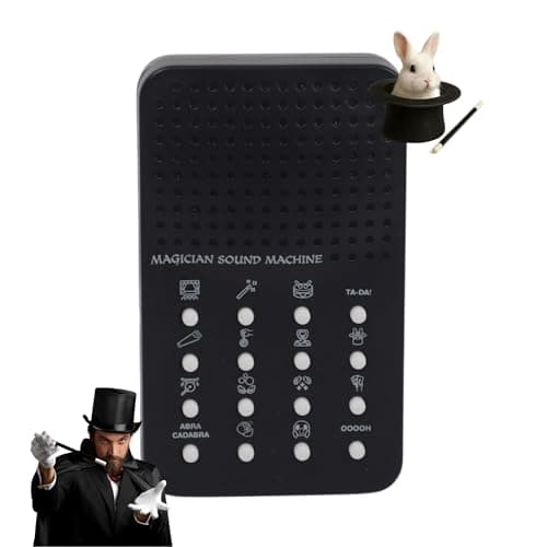 Magician Sound Machine 16 Fun Sound Effects for Magic Shows Perfect for Magic Set Performances Magic Tricks Stage Shows Essential Magician Kit Accessory for Kids Age 68 12 to Adults