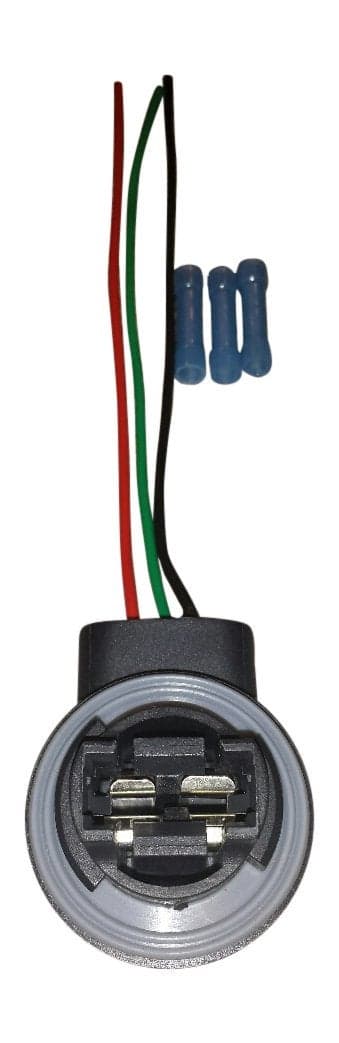 Muzzys 31574157 Wire Harness Pigtail Socket for LED and Standard Bulbs Turn Signal Brake Light DRL Daytime Running Lights Backup Reverse Lights