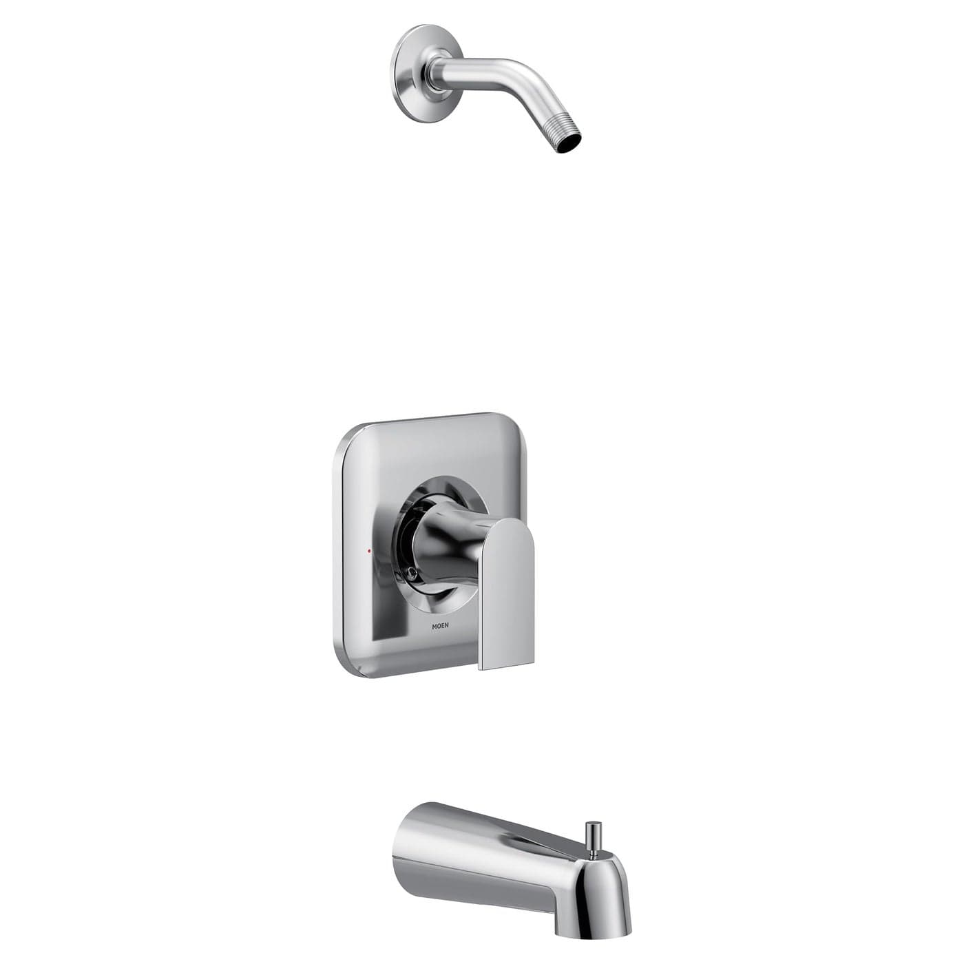 Moen Genta LX Chrome PosiTemp OneHandle TubShower Trim Valve Without Showerhead T2473NH