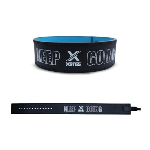 XRT 65 Power Weight Lifting Lever Belt - 10cm, Adjustable Aluminum Alloy Lever Gym Belt for Powerlifting, Deadlifts, Squats , Core Support, For Men & Women (Medium- 117*10 CM), Train Hard, Keep Going