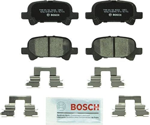 Bosch Automotive BC828 QuietCast Premium Ceramic Disc Brake Pad Set Compatible with Select Toyota Avalon Camry Solara REAR