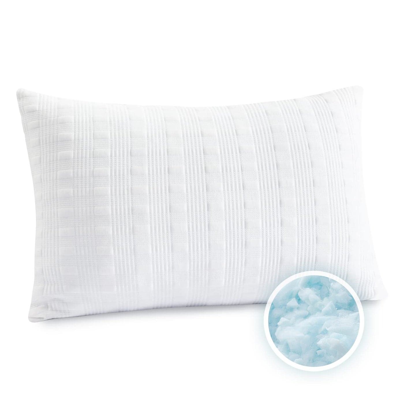Meoflaw Cooling Pillows for Sleeping Queen SizeShredded Memory Foam Bed Pillow with Double Sided Material Pillow CaseAdjustable LoftSlow Rebound Queen Pillow for Side Back Sleeper