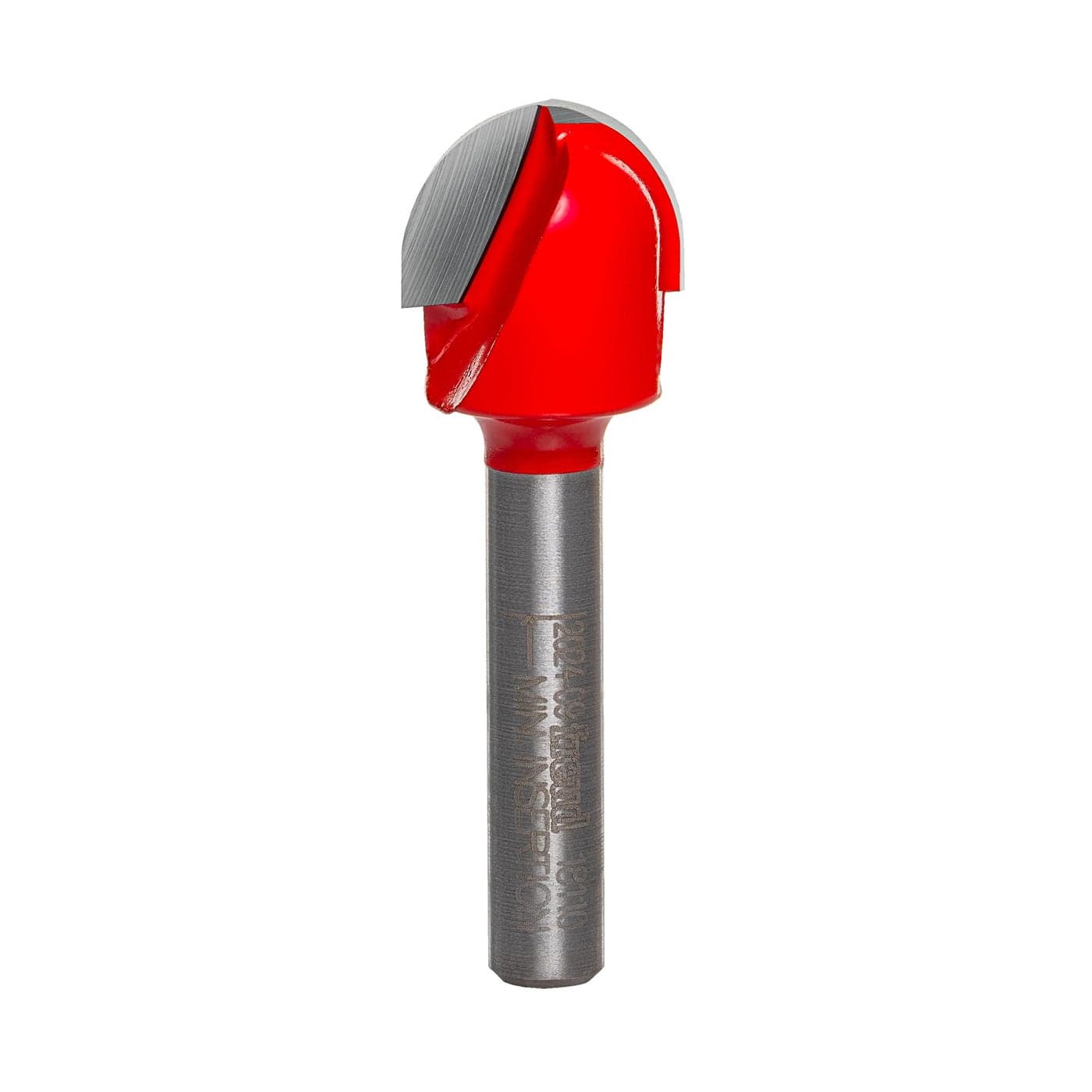 Freud Radius Round Nose Bit with Premier Solid Carbide for Fluted Millwork Signs and Decorative Veining 58 Dia 516 Radius 2 Length 18110