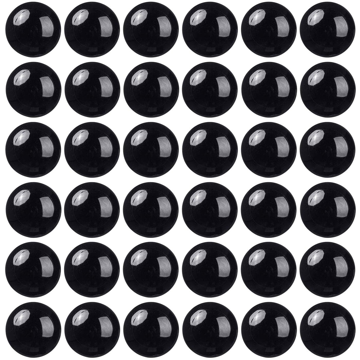 100Pcs Natural Stone Beads 8mm Black Oynx Round Gemstone Loose Beads with Elastic Bracelet String for Bracelets Necklace Jewelry Making