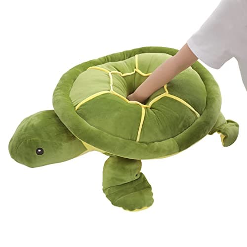 Dalmao 20 Inch Green Sea Turtle Stuffed Animals Soft Plush Toys Body Pillows Ocean Turtle Plushies Gifts for Boys Girls Girlfriend Birthday Halloween Christmas