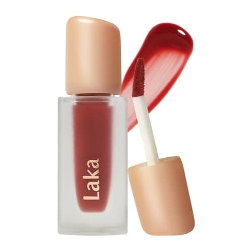 Laka Fruity Glam Tint 45g015oz Glowing Lip Stain with Wide Color Spectrum Hydrating Lightweight Texture Buildable Color NonSticky Vegan KBeauty 104 Cherry