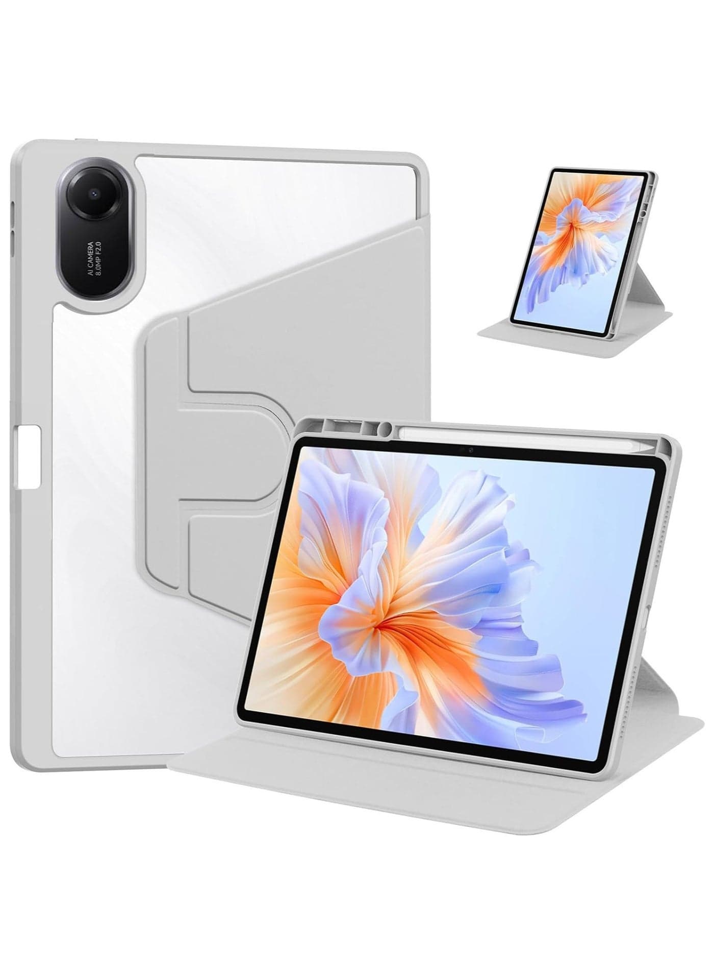 Tablet Case for Xiaomi Redmi Pad 2 11 inch 360° Rotating Kickstand Protective Cover with Pen Slot
