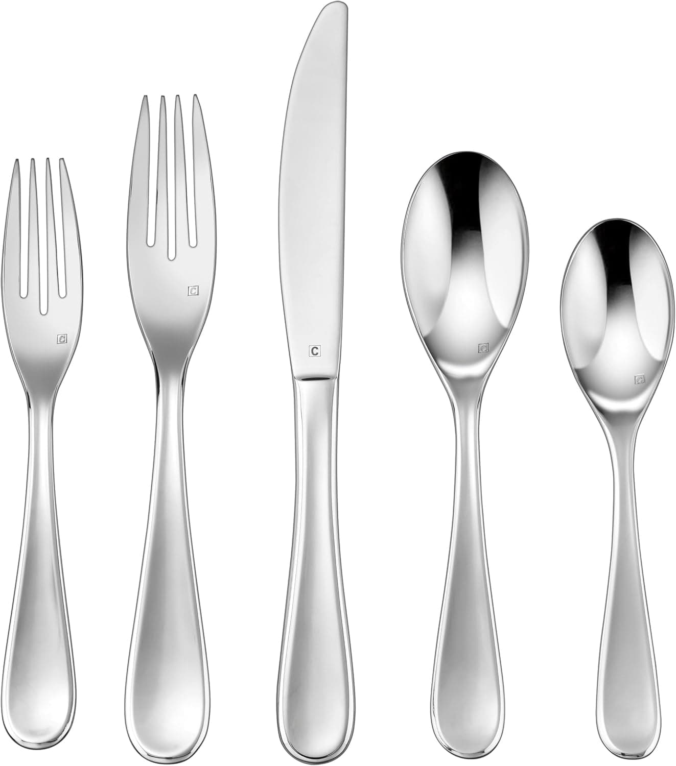 Cuisinart Flatware Elite Maree Collection Silver CFEMA20