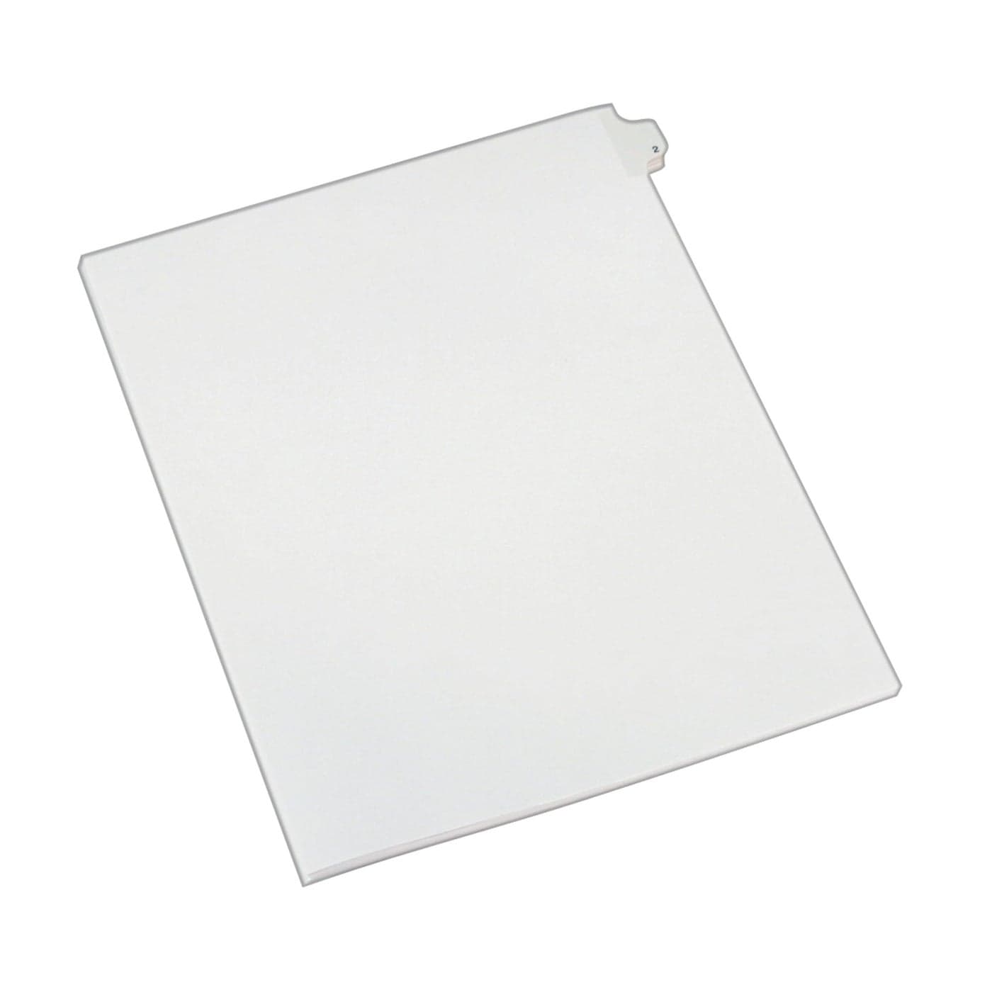 Avery Individual Legal Exhibit Dividers, Allstate Style, 2, Side Tab, 8.5 x 11 inches, Pack of 25 (82200)