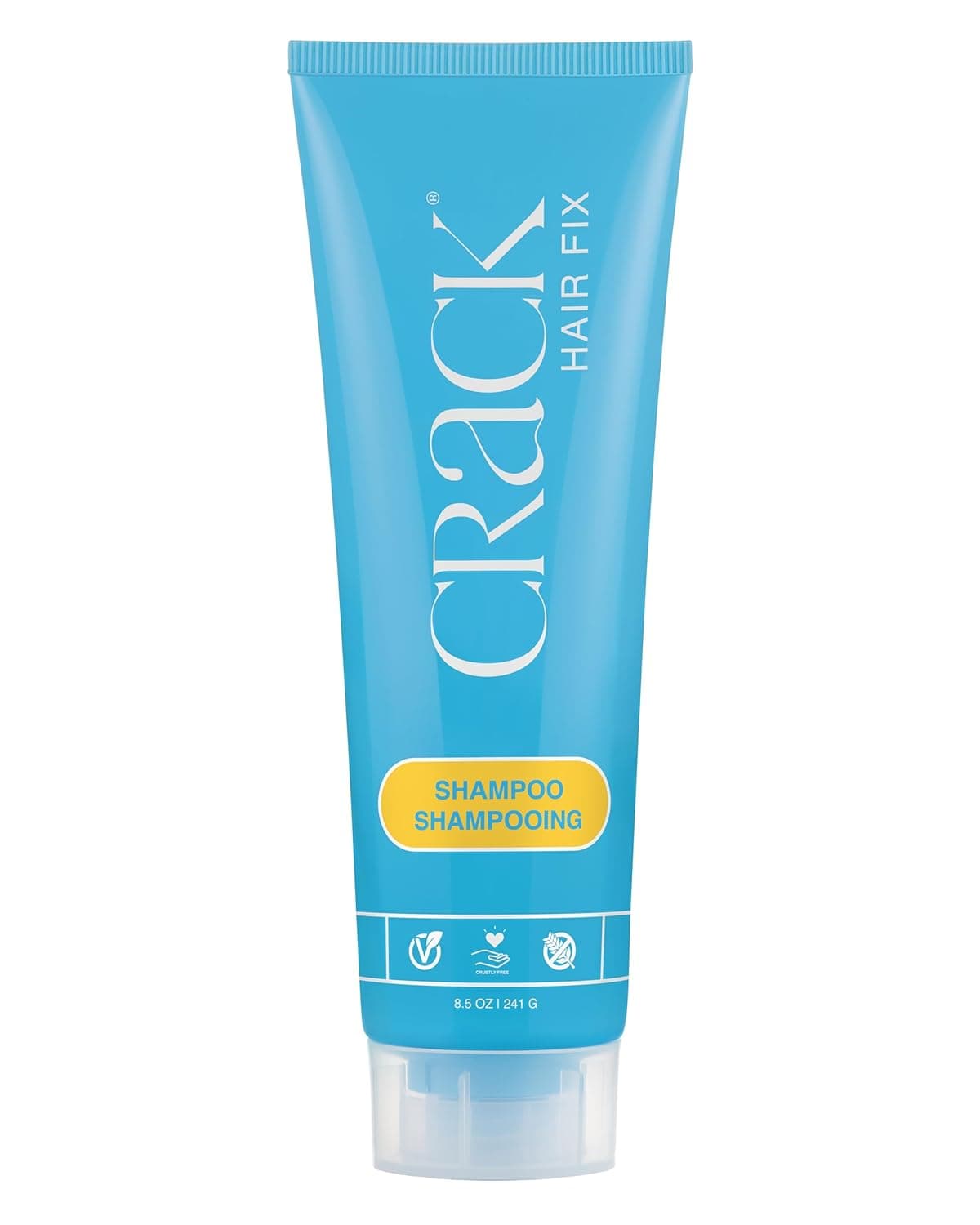 CRACK HAIR Shampoo Moisturizes Protects Hair From Dryness Helps Reduce Breakage Improves Texture and Restores Youthful Shin
