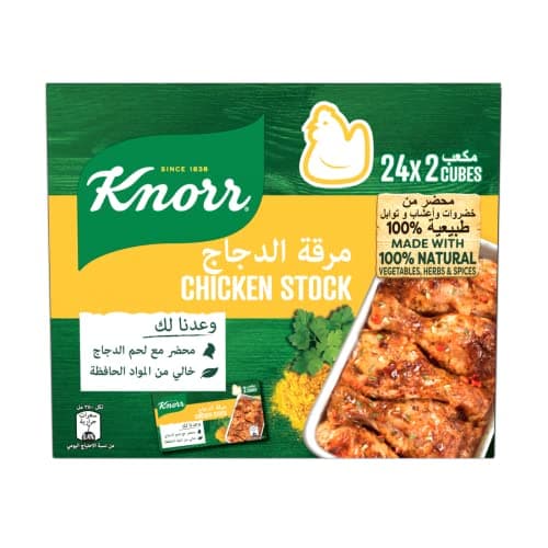 Knorr Chicken Stock Cube (2 Cubes X 24) 480g
