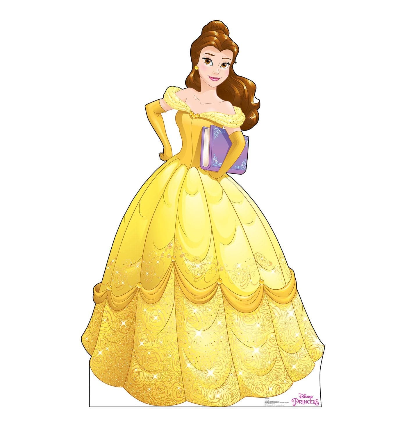 Cardboard People Belle Life Size Cardboard Cutout Standup Disney Princess Friendship Adventures