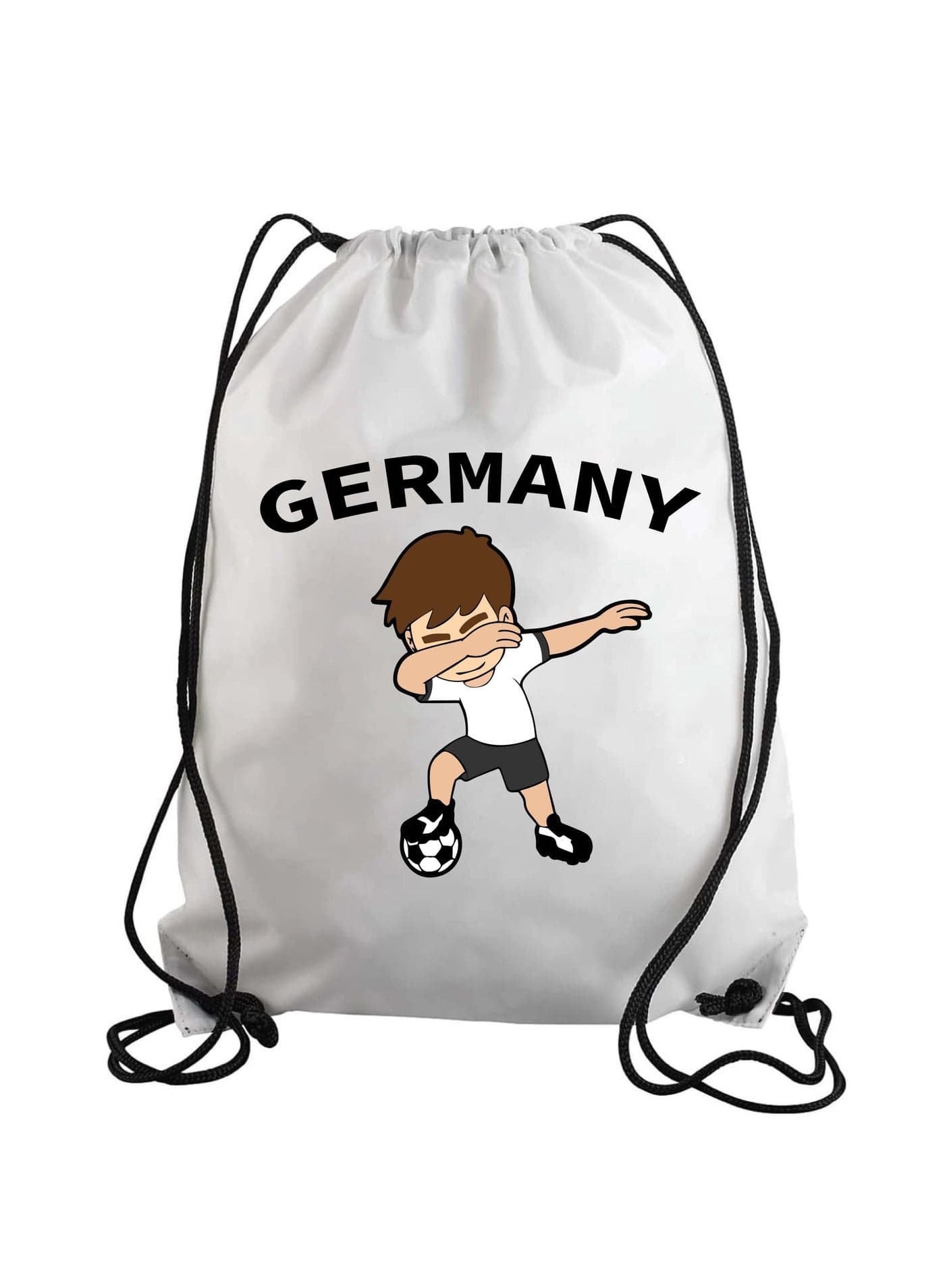 Germany Soccer Drawstring Bag or Backpack Suitable for Adults and Kids and Sports Fans (Design 2)