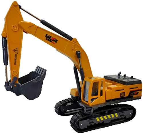 SHOPOFLUX® Excavator Construction Friction Toy Vehicle for Kids (Excavator)