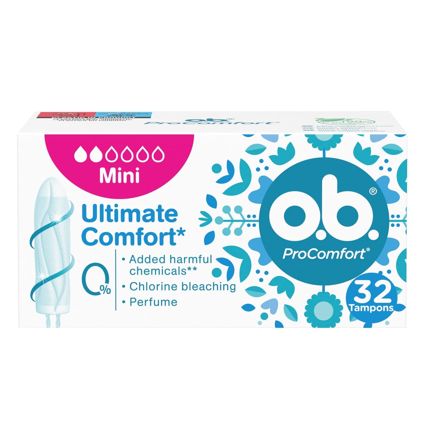 ob ProComfort Mini Tampons 1 X 32 Units