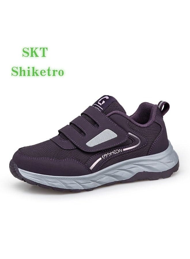 SKT Shiketro Women's Diabetic Slippers: Widened last, adjustable buckle, suitable for symptoms such as diabetic edema, plantar fasciitis, hallux valgus, arthritis, and foot swelling.