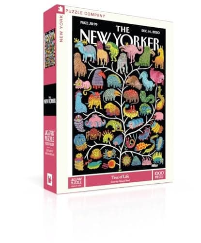 New York Puzzle Company New Yorker Tree of Life 1000 Piece Jigsaw Puzzle for Family Game Nights by Edward Steed