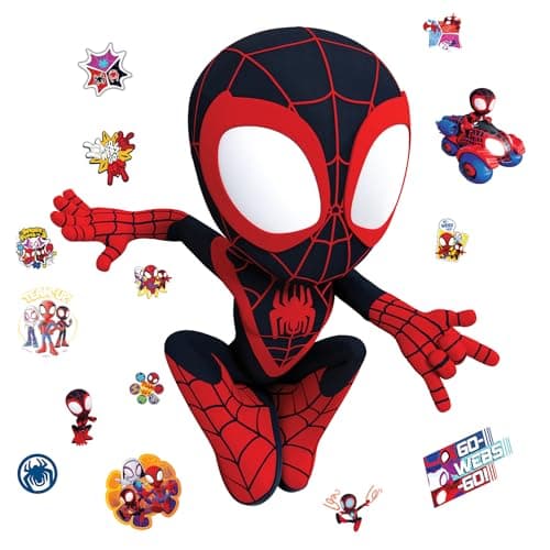 RoomMates Marvels Spidey and His Amazing Friends Spin Peel and Stick Wall Decals RMK5558GM