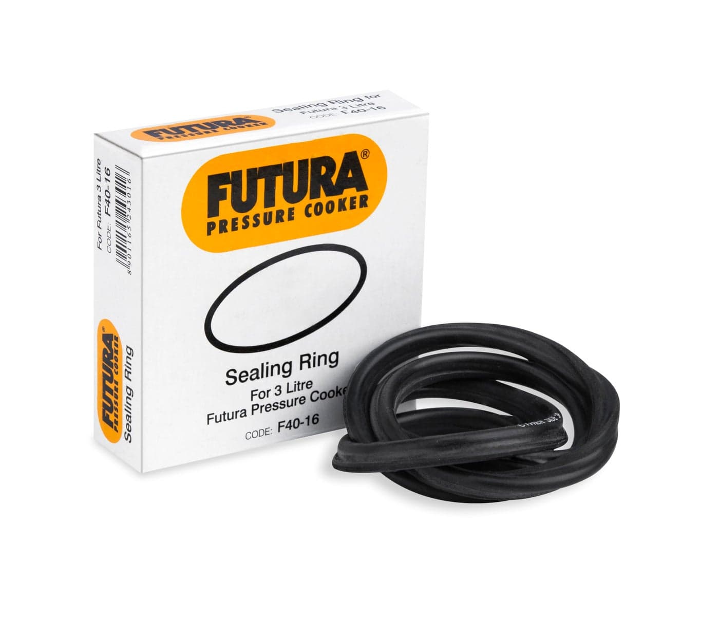 Hawkins Rubber Futura Sealing Ring For 3 Litre Futura Pressure Cooker, Black, Standard (BGF)