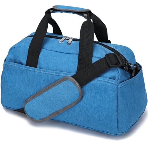 14 inch Small Gym Bag for Women Men Mini Duffel Bag for Travel Sports Lightweight Carry On BagNavy Blue