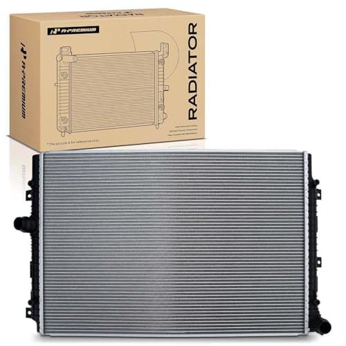 APremium Engine Coolant Radiator Assembly Compatible with Volkswagen Jetta 20132018 Passat 20142019 Beetle 20142019 L4 18L 20L Replace 5C0121251H
