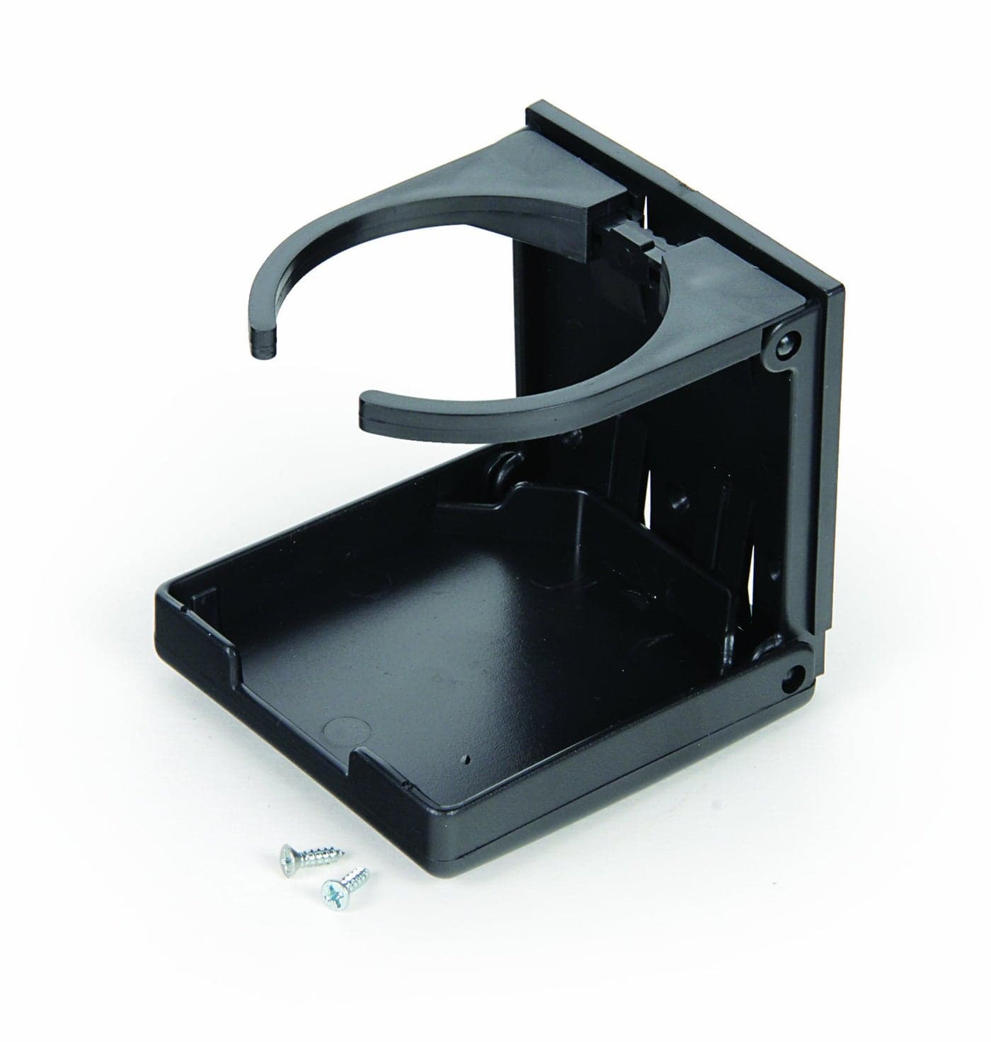 Camco CamperRV Drink Holder Features Adjustable SpaceSaving Design Holds Almost Any Size Mug Cup Bottle or Can Extra Cup Holder for Cars Trucks RVs Vans Boats and More Black 44044