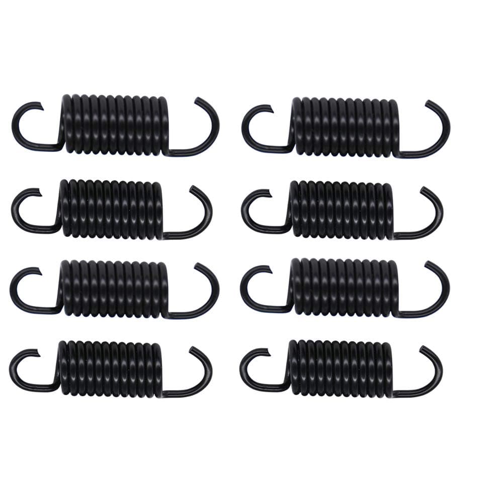 Yoogu 212 inch Pack of 8 Overall Length Spring Furniture Replacement Extension Tension Springs Part for Recliner Sofa Trundle Bed Black 12 Turn