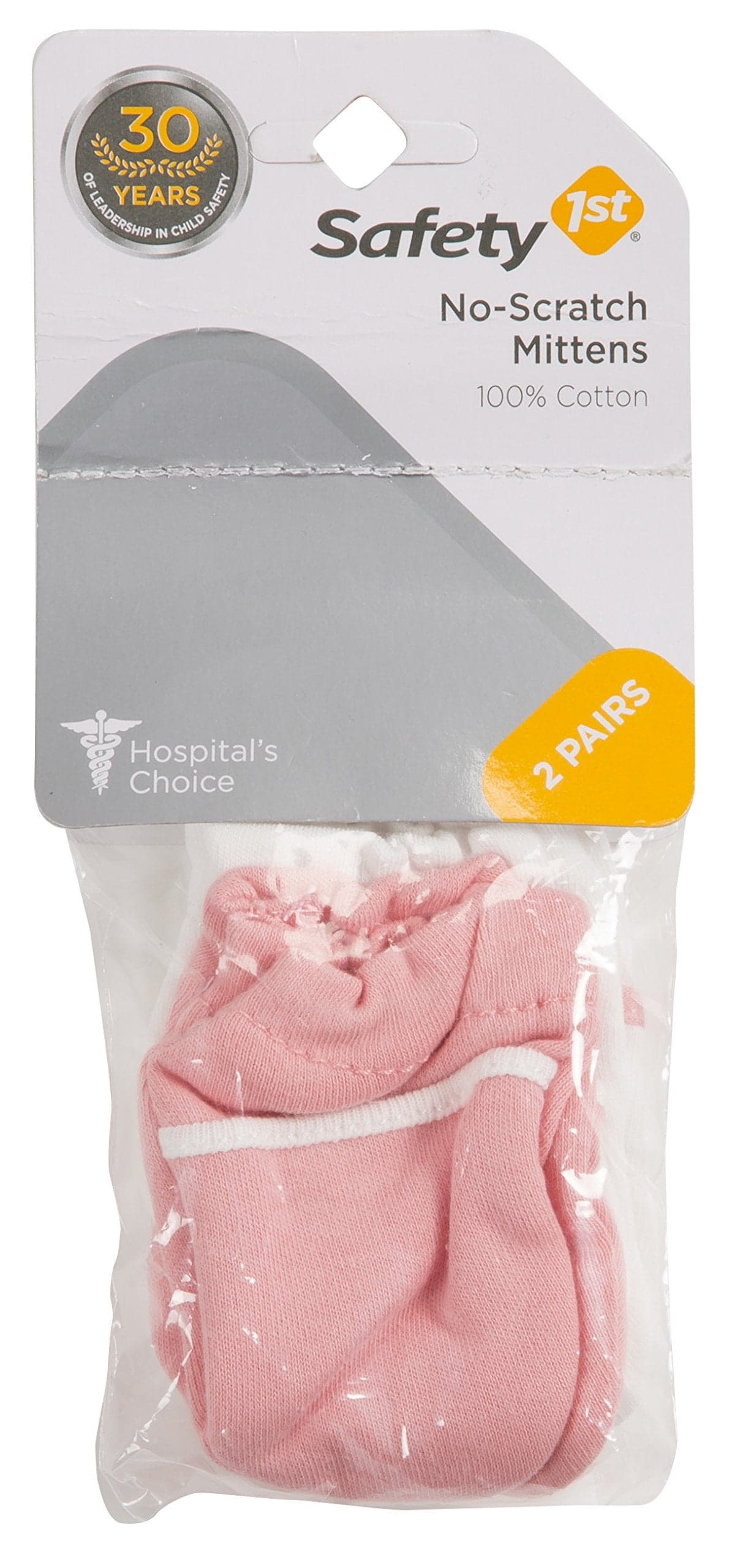 Safety 1st No Scratch Mittens Pink