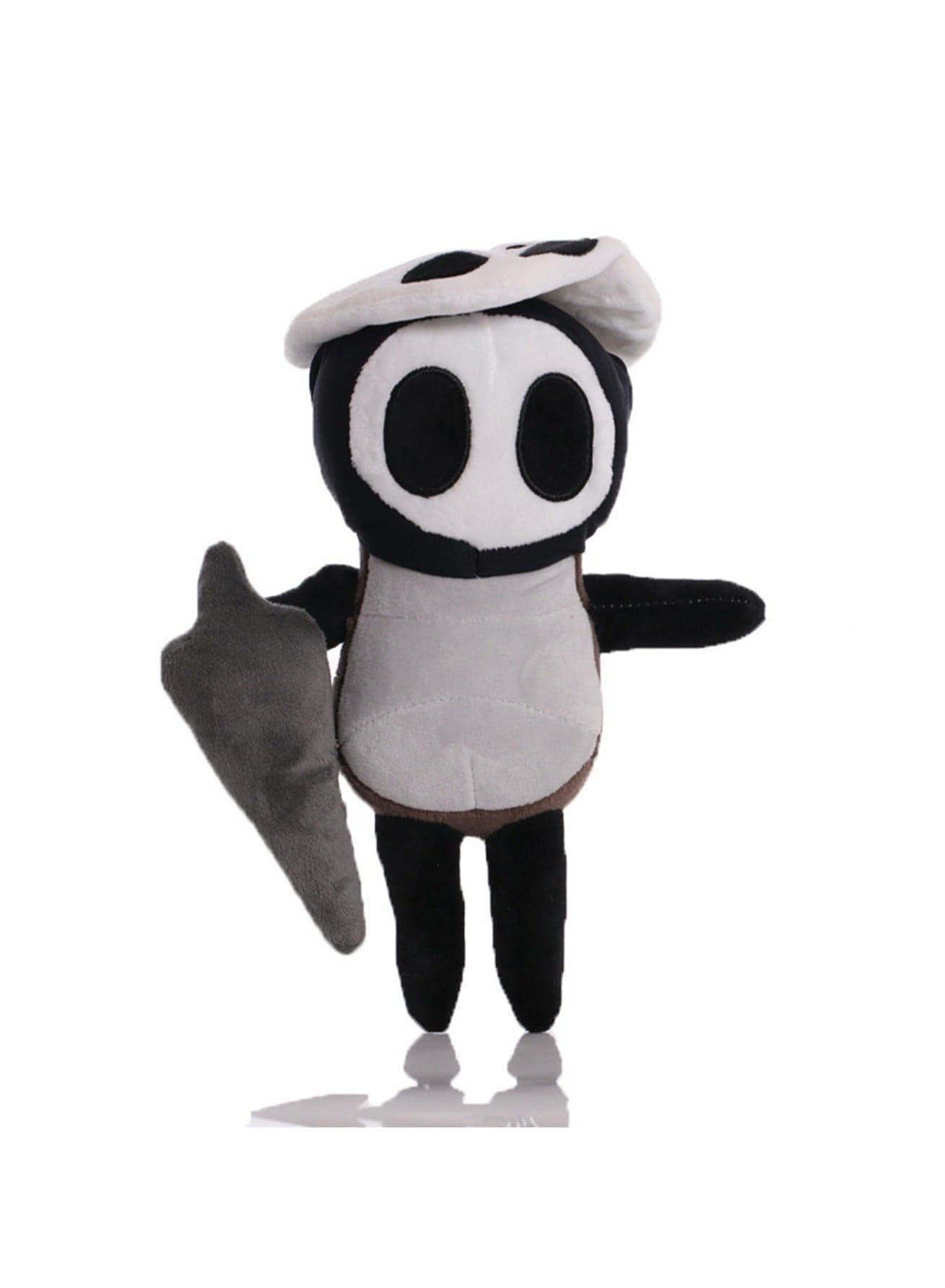 Plush Doll Hollow Knight Silksong Game Toy Cartoon Doll (White Hat Quirrell)