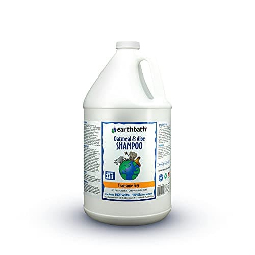 earthbath, Oatmeal & Aloe Dog Shampoo - Oatmeal Shampoo For Dogs, Itchy, Dry Skin Relief, Dog Wash, Made in USA, Cruelty Free, Fragrance Free Pet Shampoos - 1 Gallon 128 Oz (1 Pack)