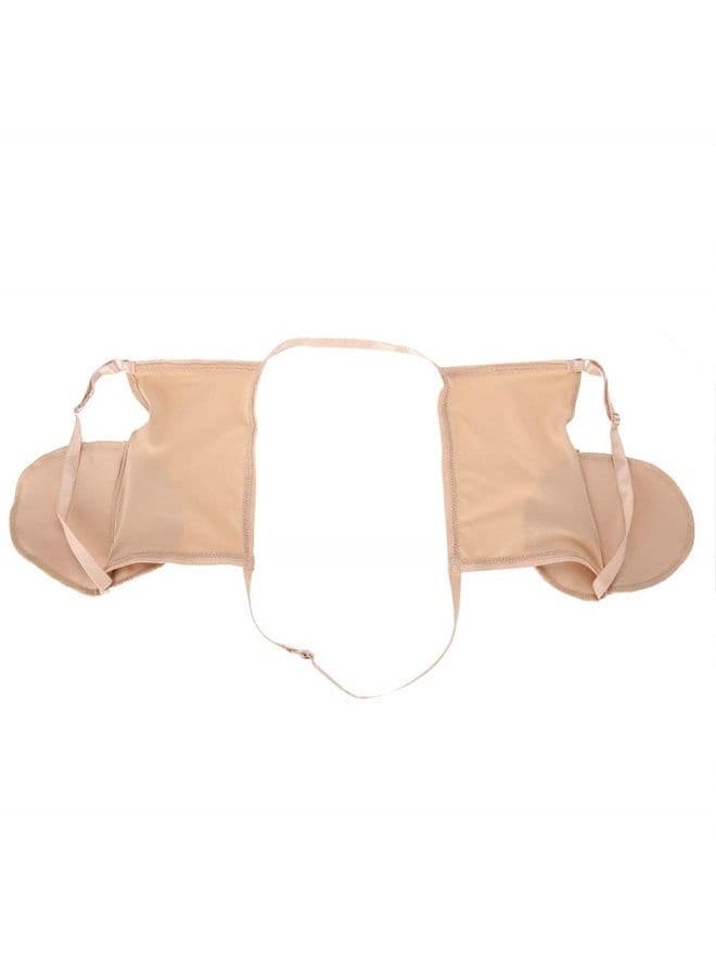 Underarm Sweat Pad, Reusable Cotton Armpit Sweat Guard Bra Underarm Sweat Absorbent Pads For Men And Women-Skin Tone