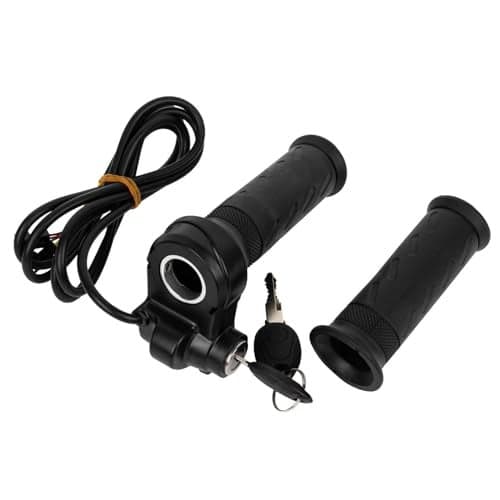 Ebike Full Twist Throttle for Ridstar Q20 PSLER 22MM 3 Pin Full Twist Throttle Universal Ebike Throttle with Key