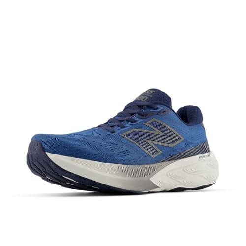 New Balance Men's Fresh Foam X 880 V15 Running Shoe, Sea Stone/Nb Navy/Marmalade, 12 Wide