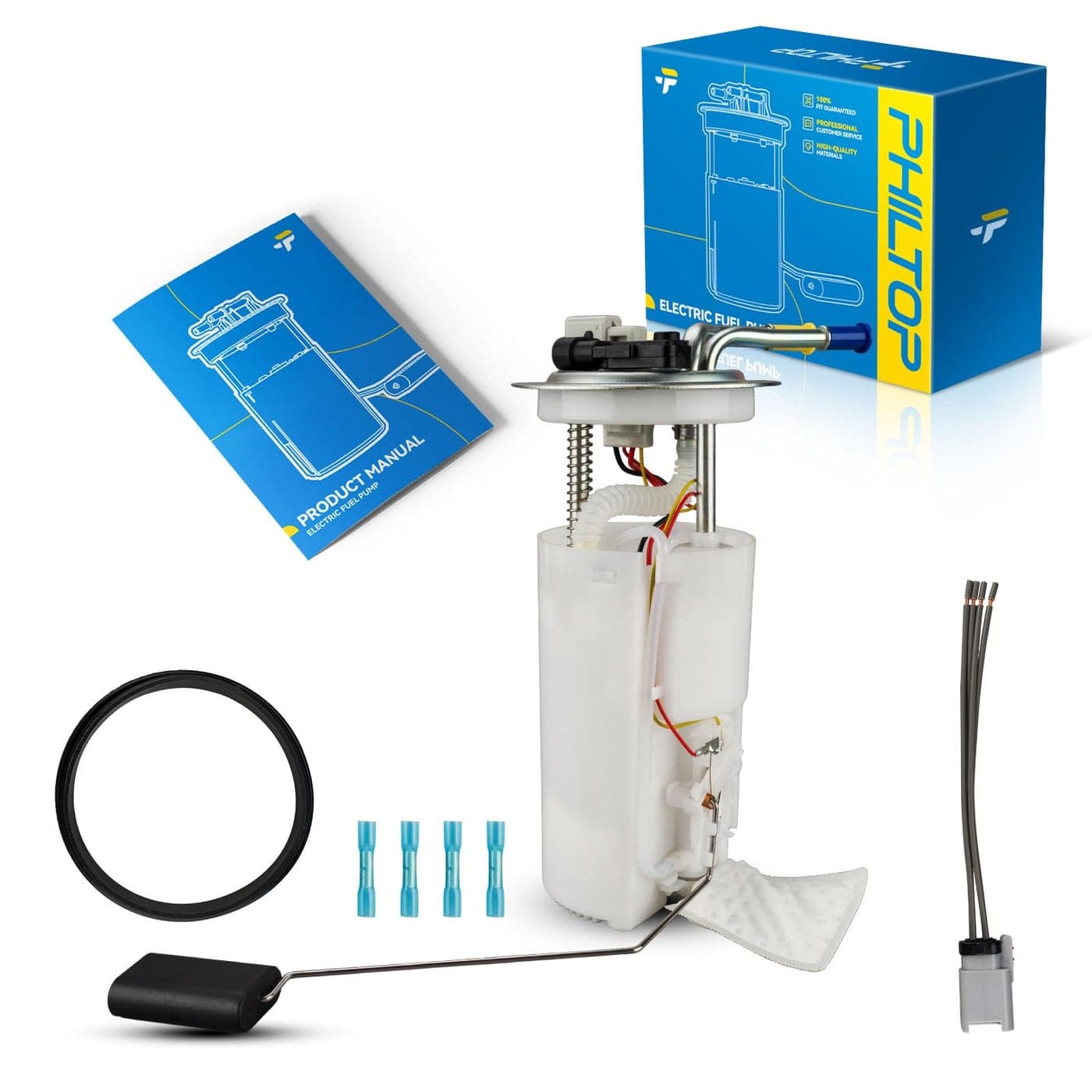 PHILTOP FG0811 Electric Fuel Pump Assembly Compatible with 20022004 Chevy Suburban 1500 GMC Yukon XL 1500 V8 53L Replaces E3560M P74905M MU1379 SP6029M RE0880S MU2295
