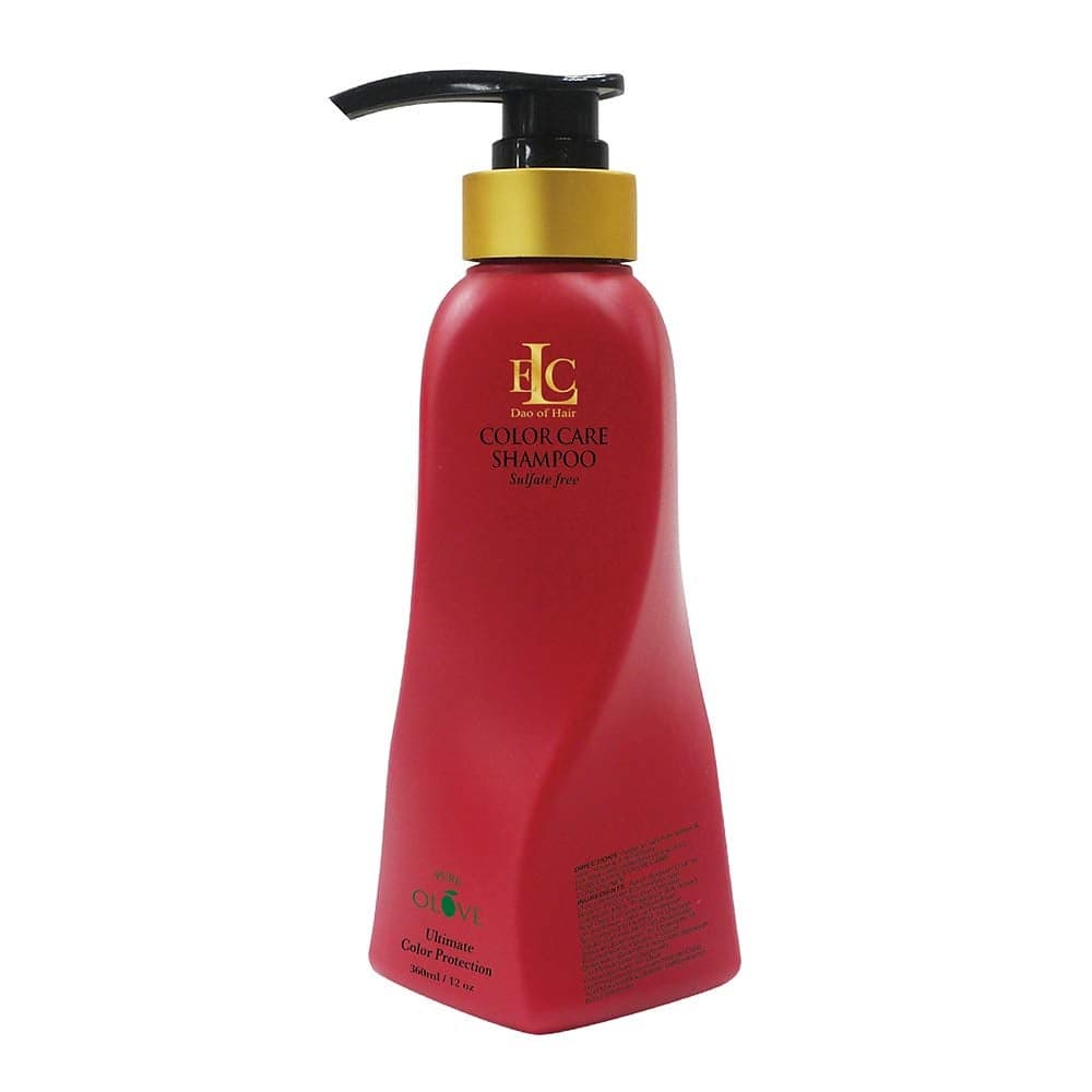 ELC Pure Olove Color Care Shampoo - Color Treated Hair - Sulfate-Free and Sodium Chloride-Free - Organic Olive Oil - 12 ounces