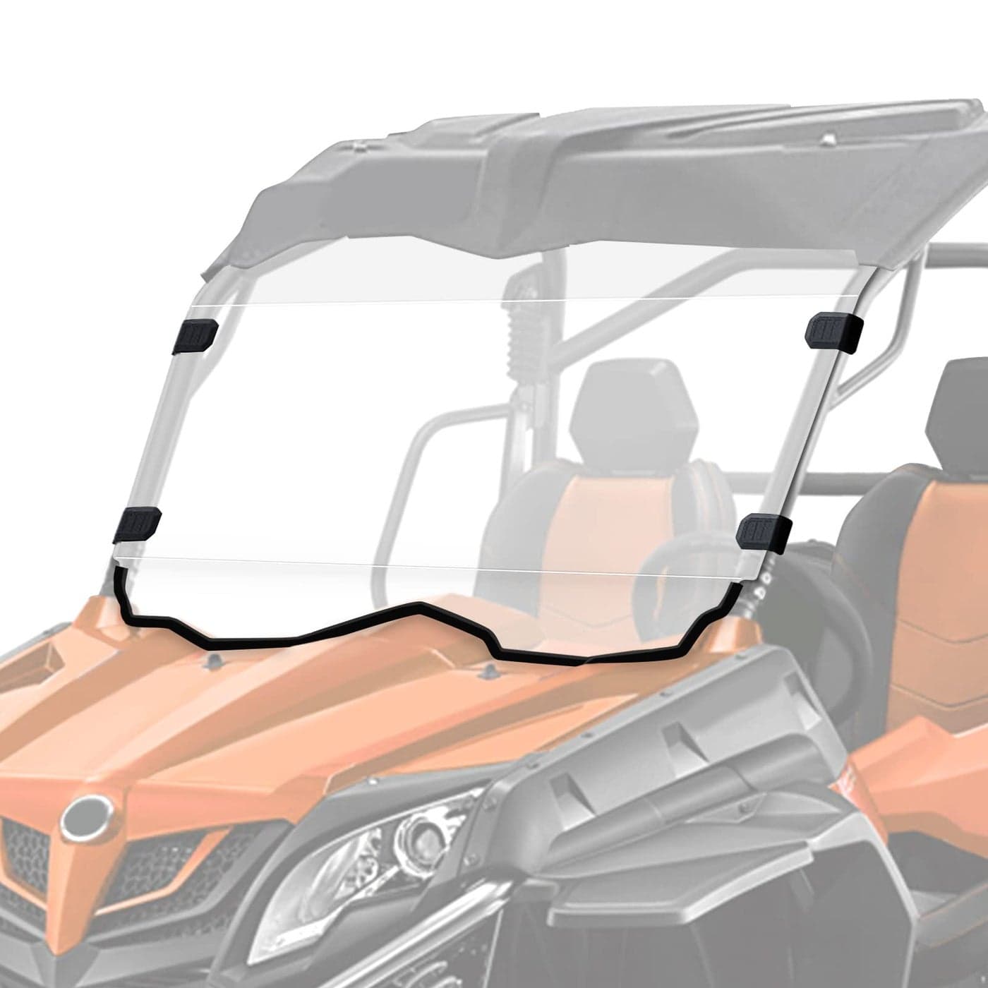 StarknightMT ScratchResistant UVResistant ZForce 800 Full Windshield Compatible with CFMOTO ZForce 800 Trail 800 EX 20142022 500 Trail 20162022 1000 20182019 Fits Roof