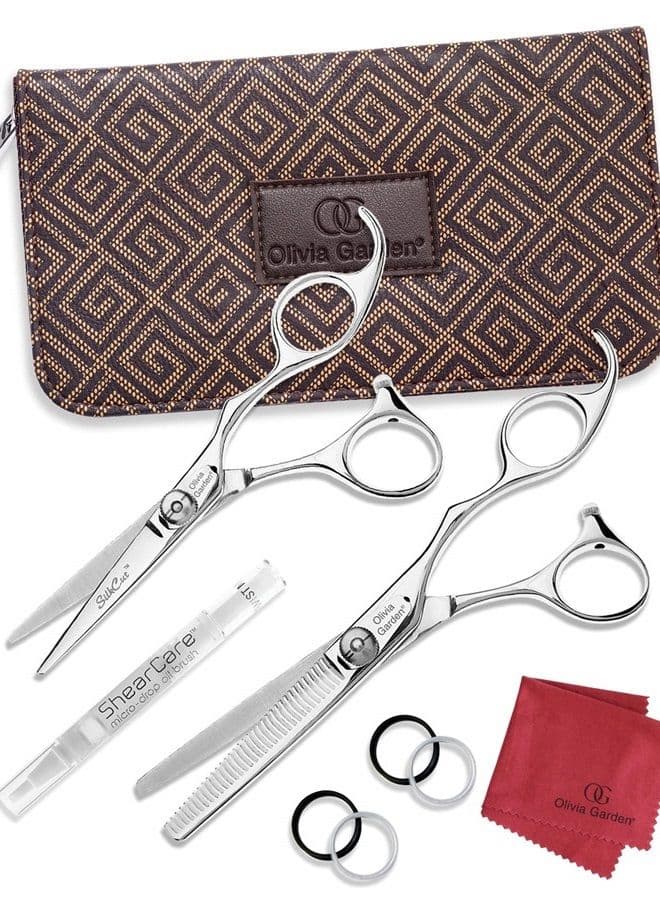 SilkCut Professional Hairdressing Shear and Thinner Intro Case (5")