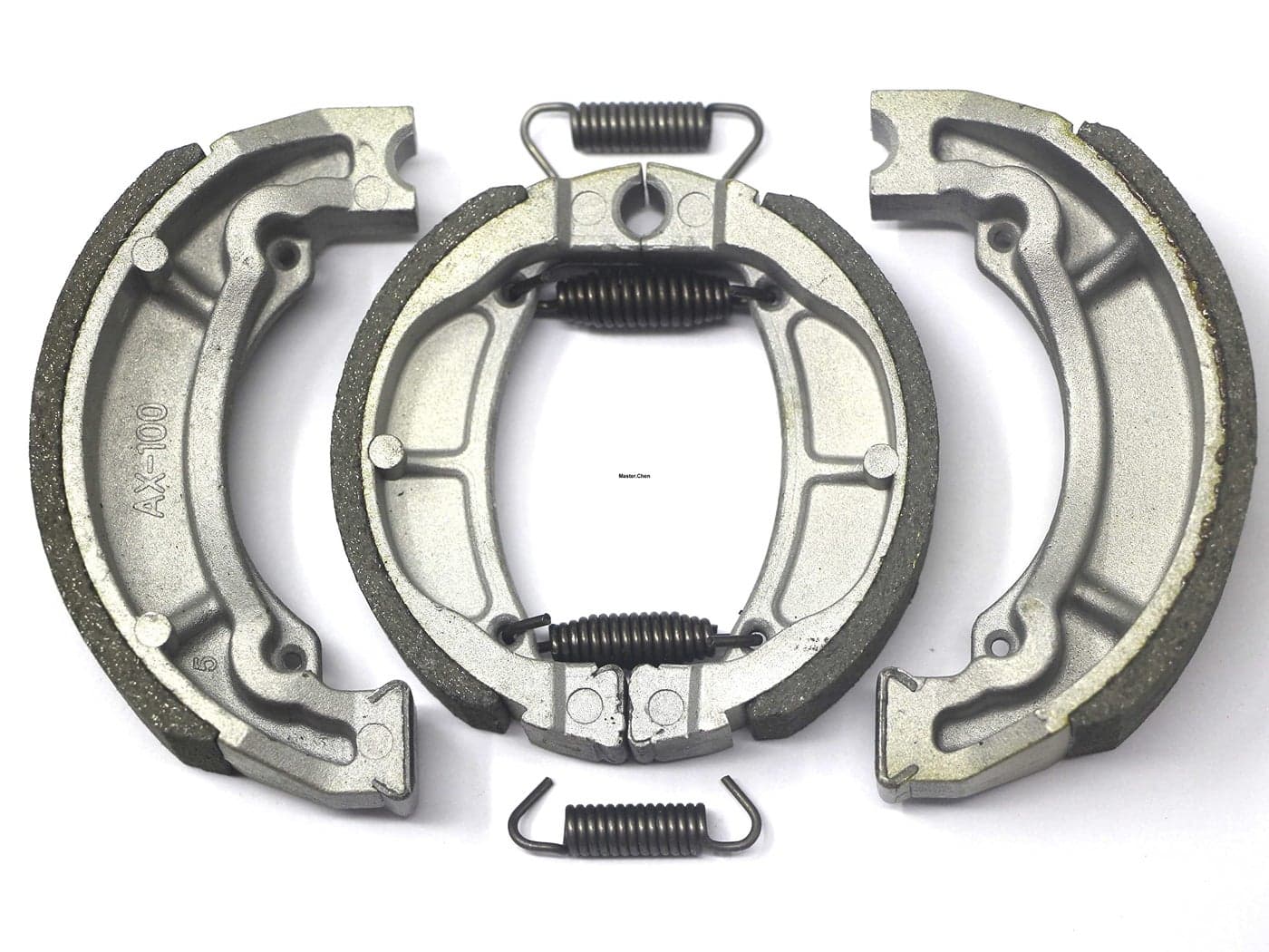 Master Chen Front Rear Brake Shoes for Kawasaki KLX 110 02-20 - KLX 110L 10-20 - KLX 110R 2002 2003 2004 2005 2006 2007 2008 2009 2010 2011 2012 2013 2014 2015 2016 2017 2018 2019 2020 2021 K603 K715